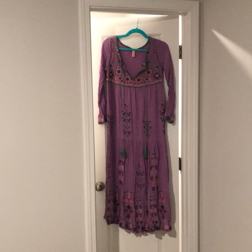 Tribal print maxi dress